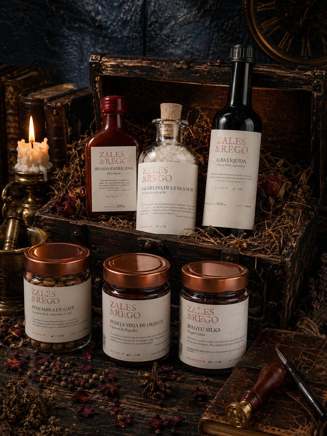 Cofres y regalos gourmet Zales & Reg