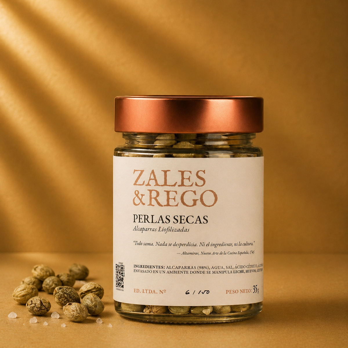 alcaparras liofilizadas